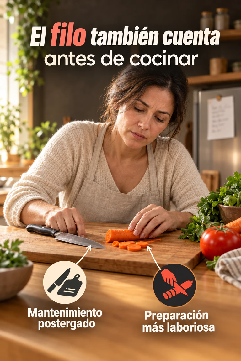 Afilador de cuchillos con ranuras — Atiende el filo antes de tu próxima preparación · Demostración y uso