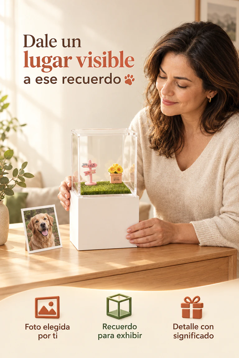 Caja holográfica 3D personalizada — Conserva una fotografía especial en un recuerdo decorativo que se siente único. · Beneficios