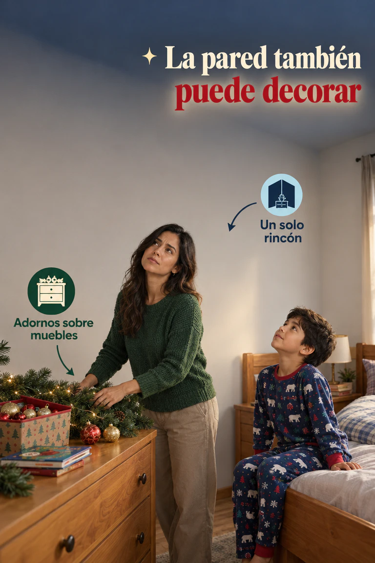Proyector LED navideño de copos de nieve — Transforma su habitación en un rincón navideño lleno de luz · Demostración y uso