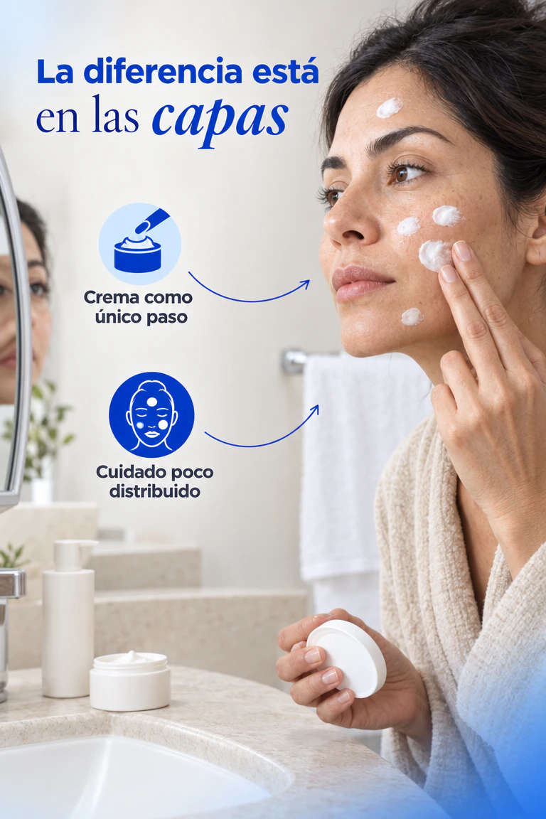 Sérum Facial de Péptidos de Cobre Azul + Bakuchiol — Ayuda a mantener una piel hidratada, suave y luminosa · Demostración y uso